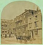 Lord Nelson (site of new White Hart) [Stereoview 1860s]